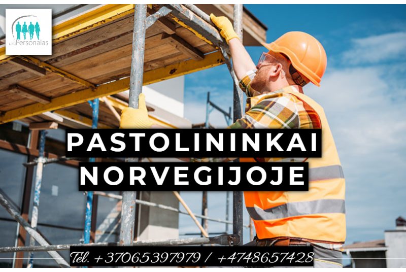 Darbas pastolininkams Norvegijoje